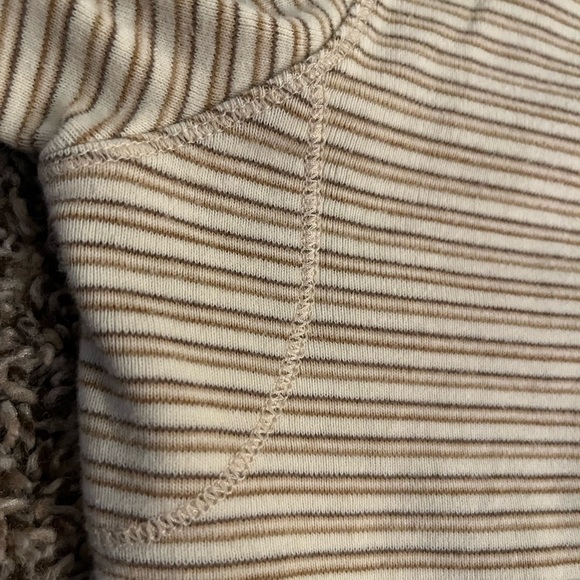 Vintage Abercrombie 90s Y2K Long Sleeve Striped Underlayer - Picture 5 of 5